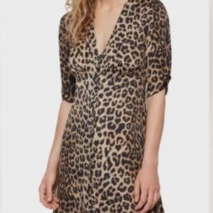 All Saints Animal Print Dress